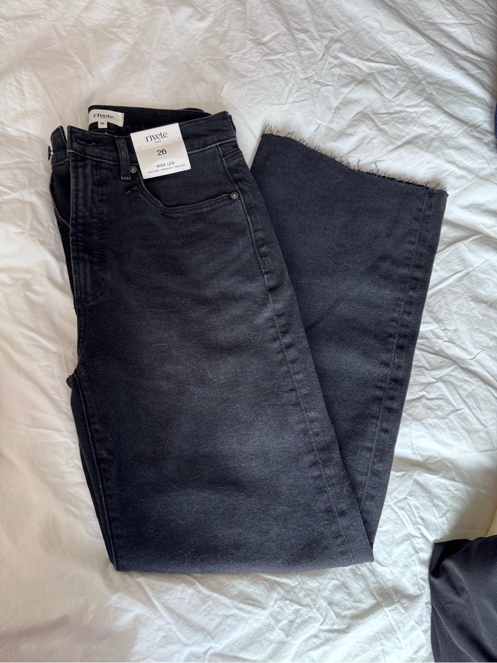 Rivete Fresh Cut High Rise Wide Leg Jeans